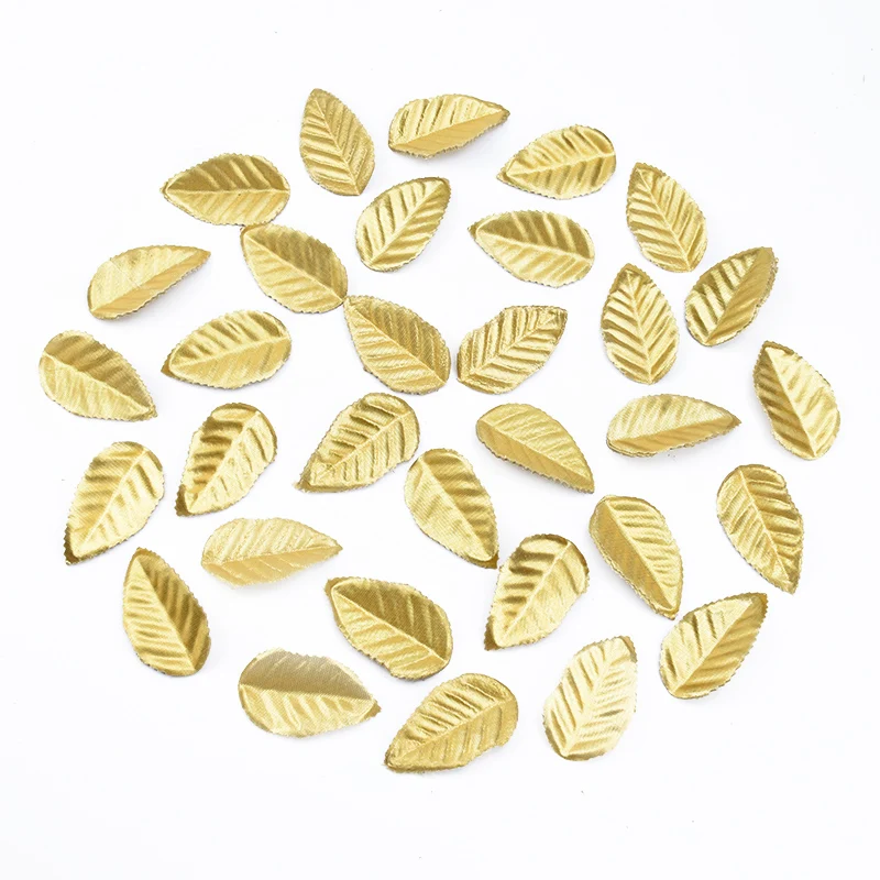 100/200 Stück Seide Rosen Blatt Gold Blätter künstliche Pflanzen dekorative Blume Weihnachts girlande DIY Geschenk nach Hause Hochzeits dekor – Detail 19
