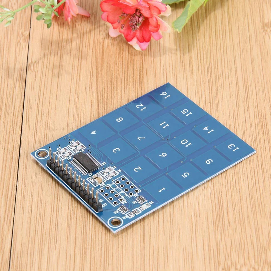 16 Key Way Channel TTP229 Capactive Touch Switch Digital Sensor IC Module Plate Board For Arduino Low Power Indicator 2.4V 5.5V