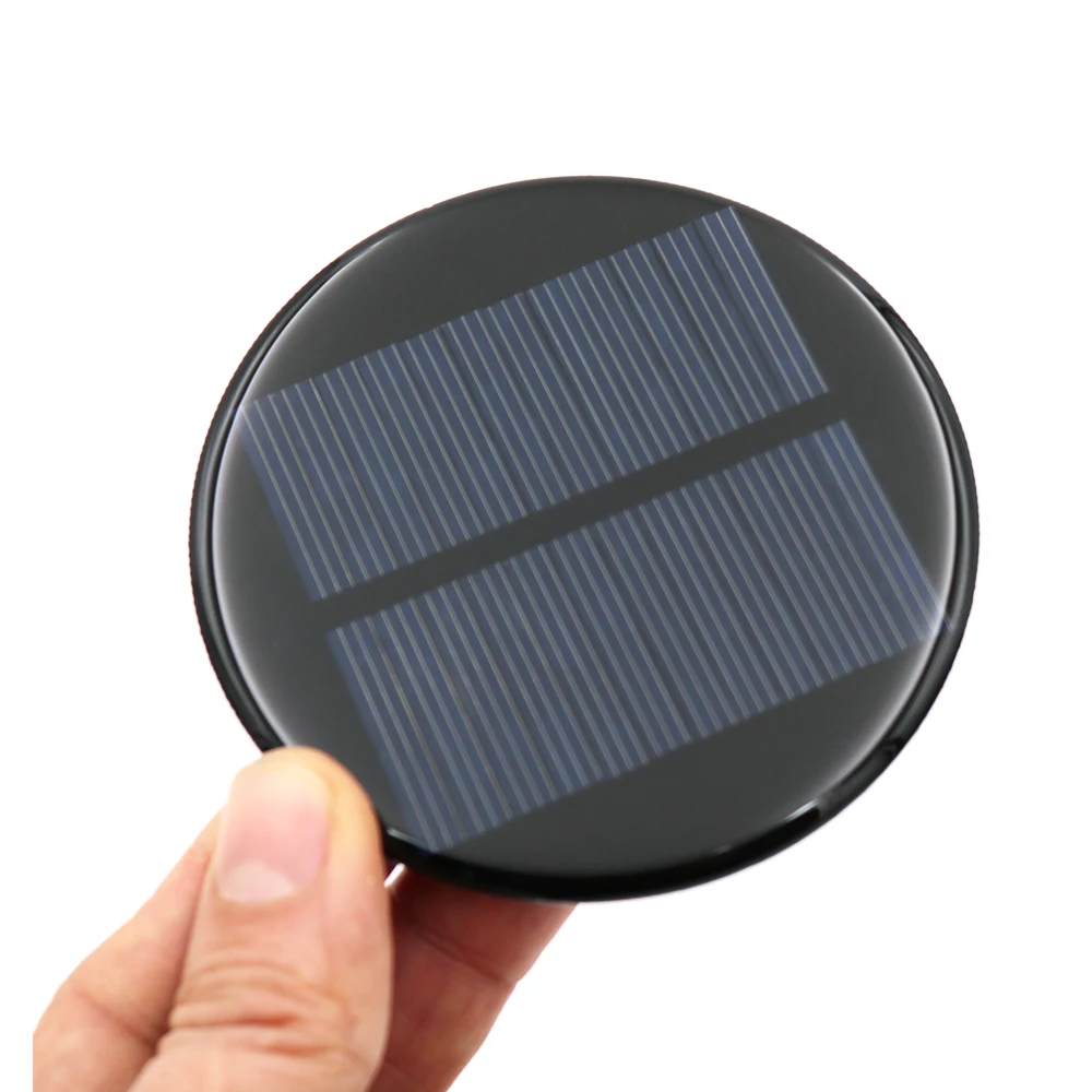 10pcs x 80 120 160 mm DIY Mini Polycrystalline Silicon Solar Cell 80 180 350 mA Module Circle Round Solar Panel Epoxy Board