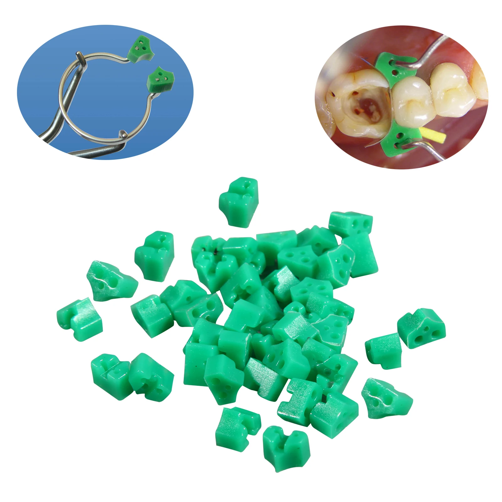 1/5/10pack New Dental Add On Wedges Orthodontic Special Silicone Rubber 150 °C Autoclavable High Quality