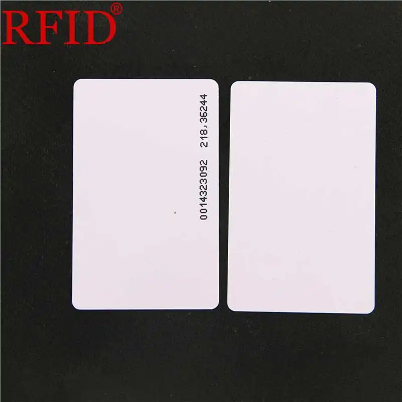 ID 125Khz EM4100 TK4100 Read Only White Card RFID Token Tag Back Door Token Access Control Tag Fast Shipping Fast Shipping 1pcs