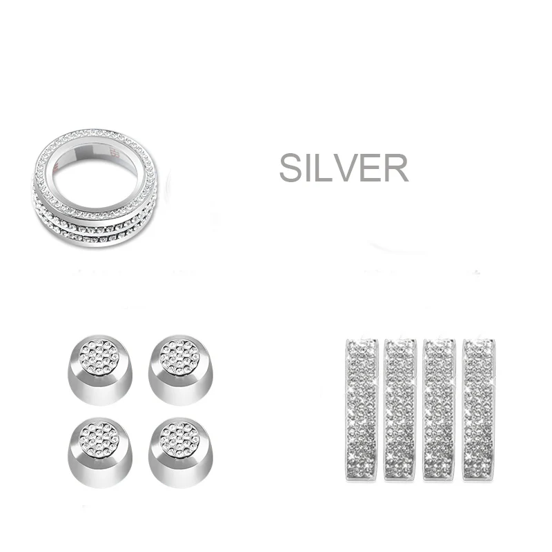 car Accessories for volvo XC60 XC90 S90 V90 s60 v60 xc40 interior modification imitation crystal diamond decorative stickers