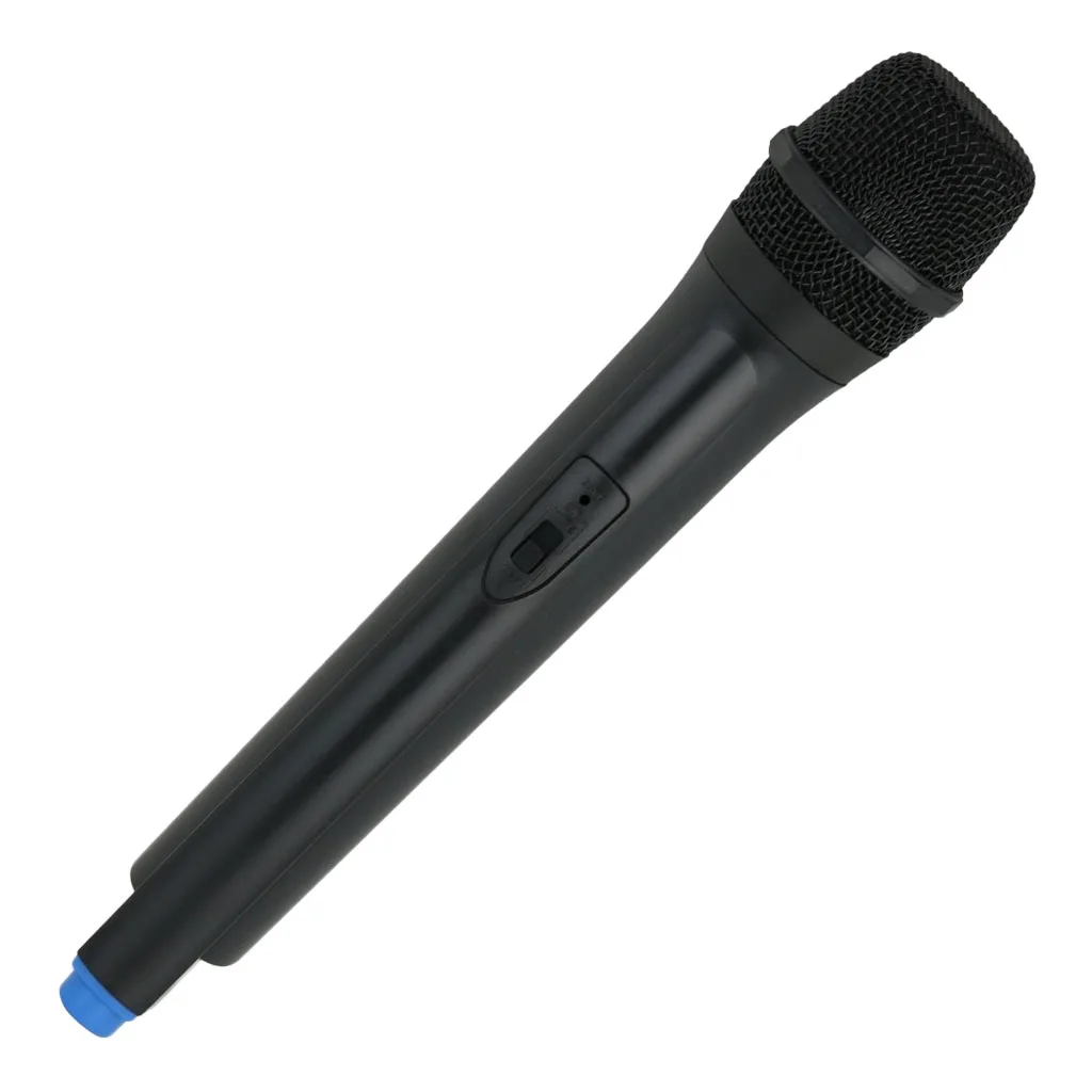 Microphone Prop Costume Headheld  Singer Telemarketer Fake Toy Mic Accs contains windproof cotton sleeve