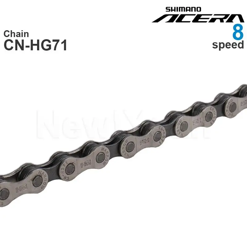 SHIMANO ACERA - 8-Speed Chain CN-HG71- HYPERGLIDE - MTB  and for E-BIKE Original Parts