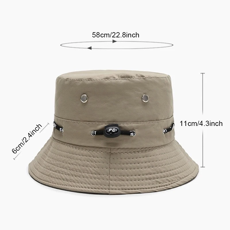 Foldable Bucket Hat Portable Outdoor Sunshade Hat Unisex Fisherman Cap For Camping Fishing Picnic Gorro Pescador Fishing Cap