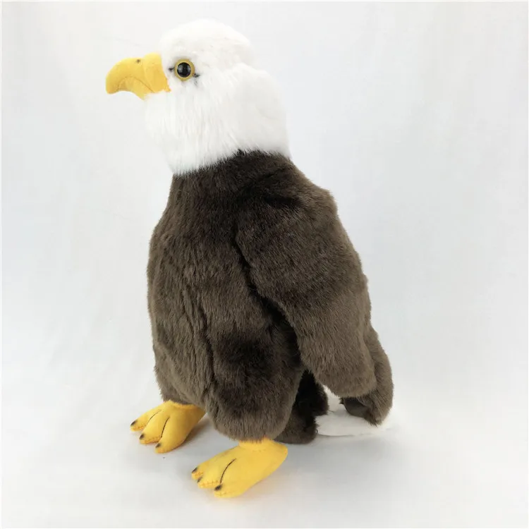 

new toy simulation bird blad eagle plush toy about 30cm eagle soft doll birthday gift w1580