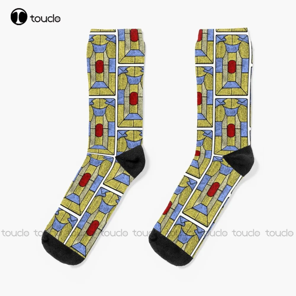 Stained Window In Suspiria Socks Funky Socks Thanksgiving Christmas New Year Gift Unisex Adult Teen Youth Socks Custom Gift