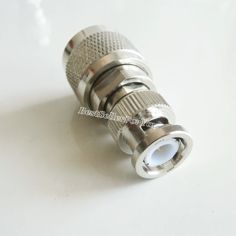 1Pcs N Type Male Plug Connector Bnc Stekker Rechte Rf Coaxiale Connector Koper Adapter