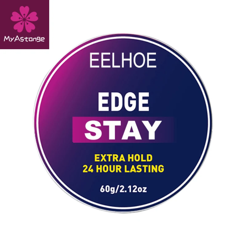 

Eelhoe 60ml Hair Styling Gel Edge Hair Finishing Cream Long-lasting Stereotype Non-greasy Setting Hair Styling Products