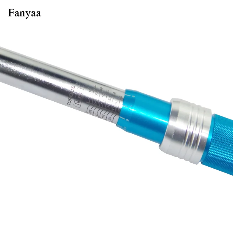 Fanyaa scala universale chiave dinamometrica asta mortasa testa quadrata unitร 14 * 18mm 60Nm-500Nm scala di misurazione della torsione maniglia