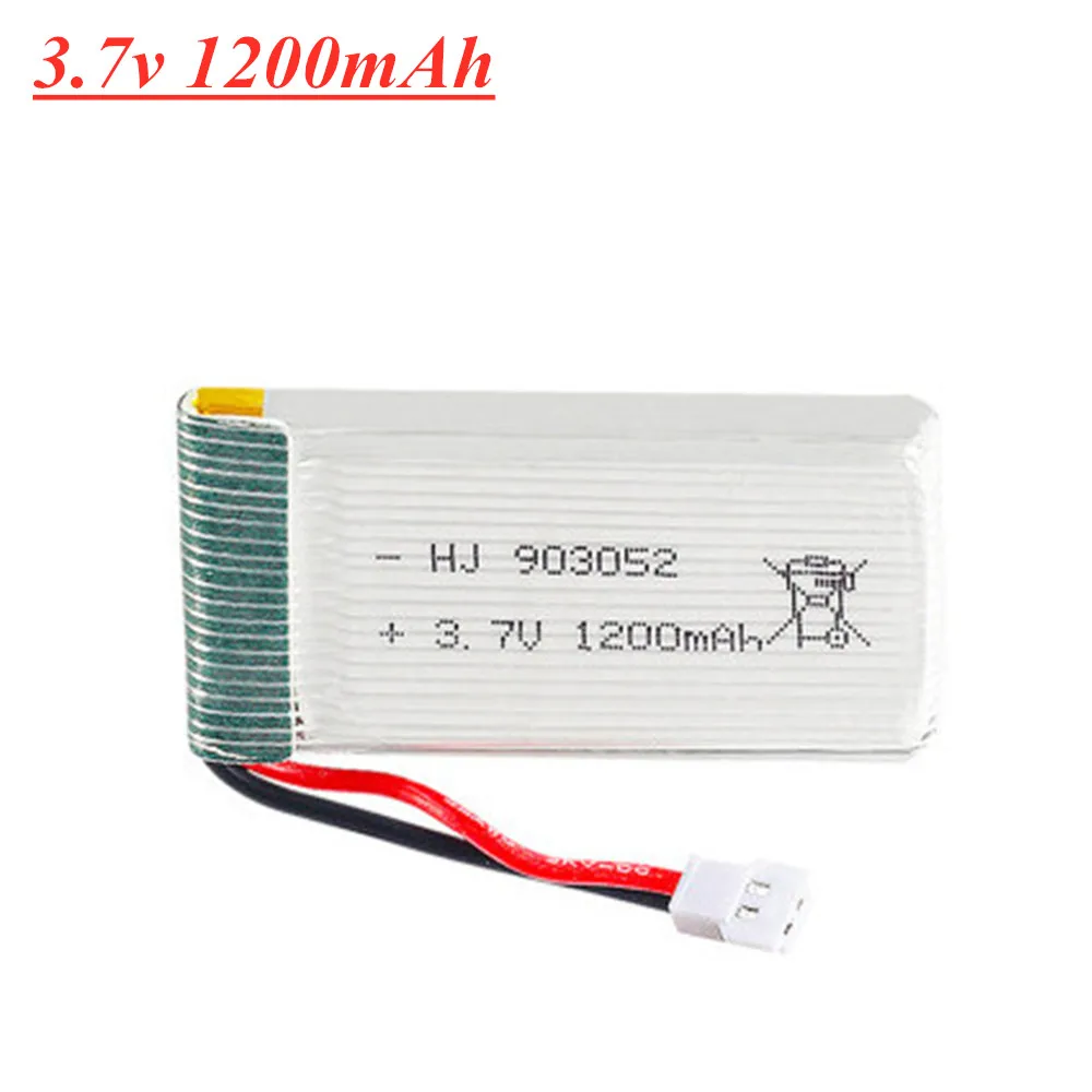 lipo Battery 3.7V 1200mAh 903052 Battery for KY601S Syma X5c X5 X5SC X5SW M18 H5P RC Drone Quadcopter Spare Parts 1pcs to 5pcs