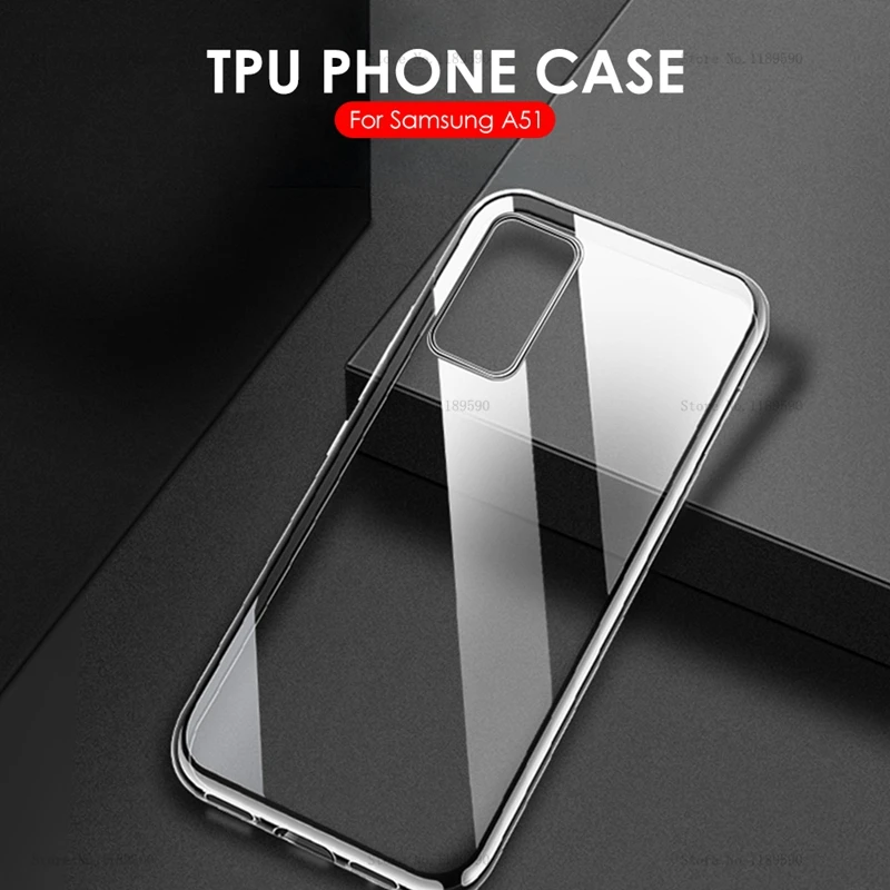For Samsung Galaxy A51 A52 S A53 A54 5G A34 A33 A32 A13 A14 A71 Clear Case For Samsung S22 S23 Ultra S21 FE Plus Note 20 Cover