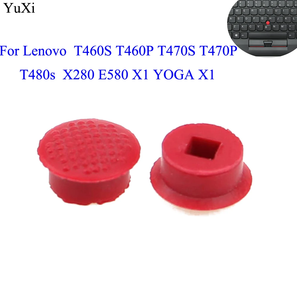 

YuXi 2pcs for Lenovo 2016 ThinkPad T460S T460P T470S T470P T480s X280 E580 X1 YOGA X1 Carbon 4th 5th 6th trackpoint red cap