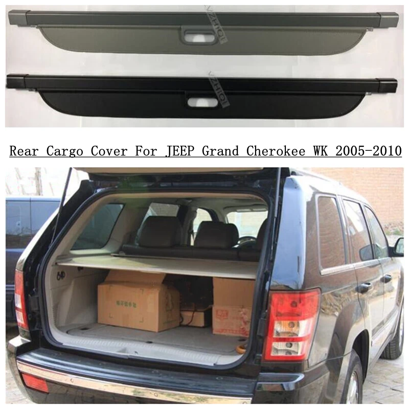 For JEEP Grand Cherokee WK 2005 2006 2007 2008 2009 2010 Rear Cargo Cover Privacy Trunk Screen Security Shield Shade Accessories