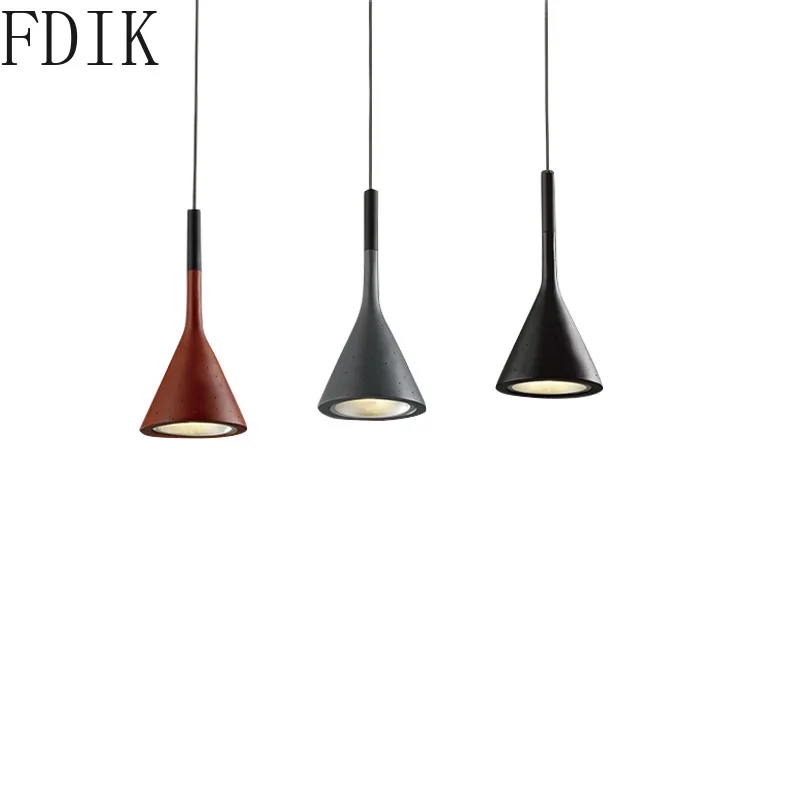 

Noridic Dining Room Cement Pendant Lamp Simple Led Hanging Lights for Indoor Living Room Kitchen Vintage Loft Decor Fixtures