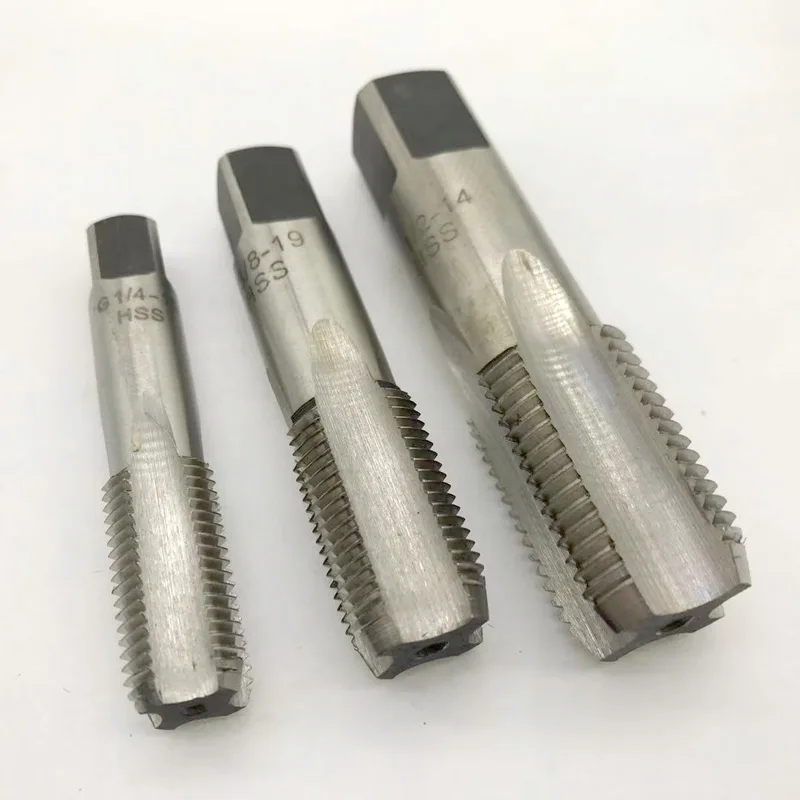 Piping Thread Tap HSS Screw Tap Hardened For Wire Tapping Water Pipe Teeth Spiral Point Tap Threading Tool