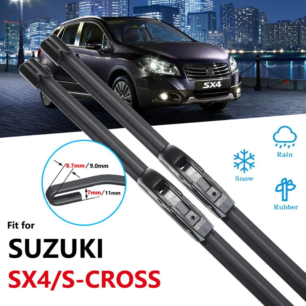 

for Suzuki SX4 S-Cross 2006~2018 Wiper Blade Car Accessories Windshield Wipers SX-4 SX 4 2009 2011 2012 2013 2014 2015 2016 2017