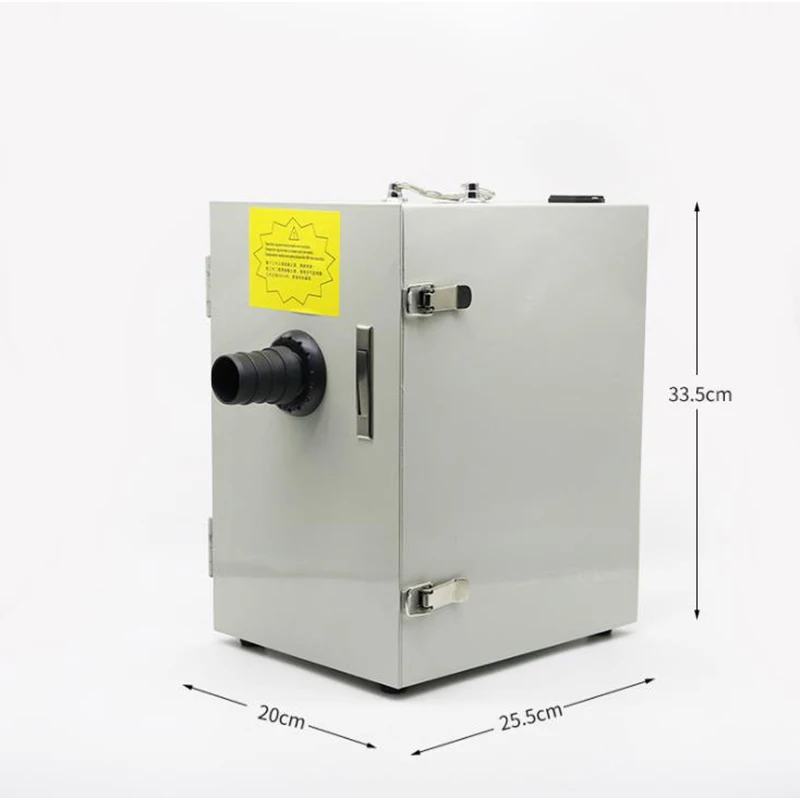 Imagem -02 - Aspirador Único Furo Silencioso Coletor de pó Cnc Duplo Impulsor Aspirador 110v 220v Dental