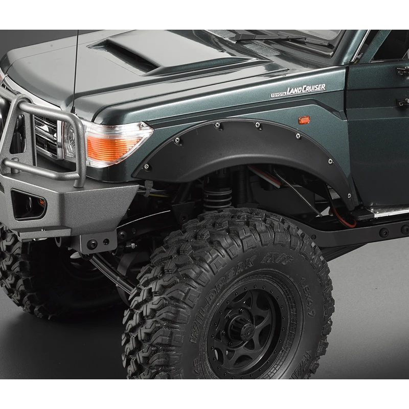 Killerbody 48696 Front Wheel Arches 4.53 - 4.72 inch Tire fit for 1/10 Toyota Land Cruiser Hard Body