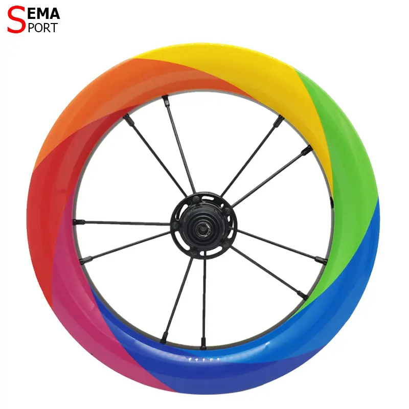 Carbon Wheels SEMA-S8 12inch carbon wheelset 235g with hybrid ceramic bearing for kids balance bike/push bike wheel