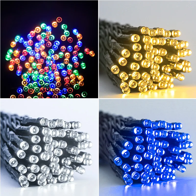 10/20M Solar Led String Light Waterproof Outdoor Led Fairy Lights for Pop Year Christmas Party Wedding Garden Decor Holiday Lamp