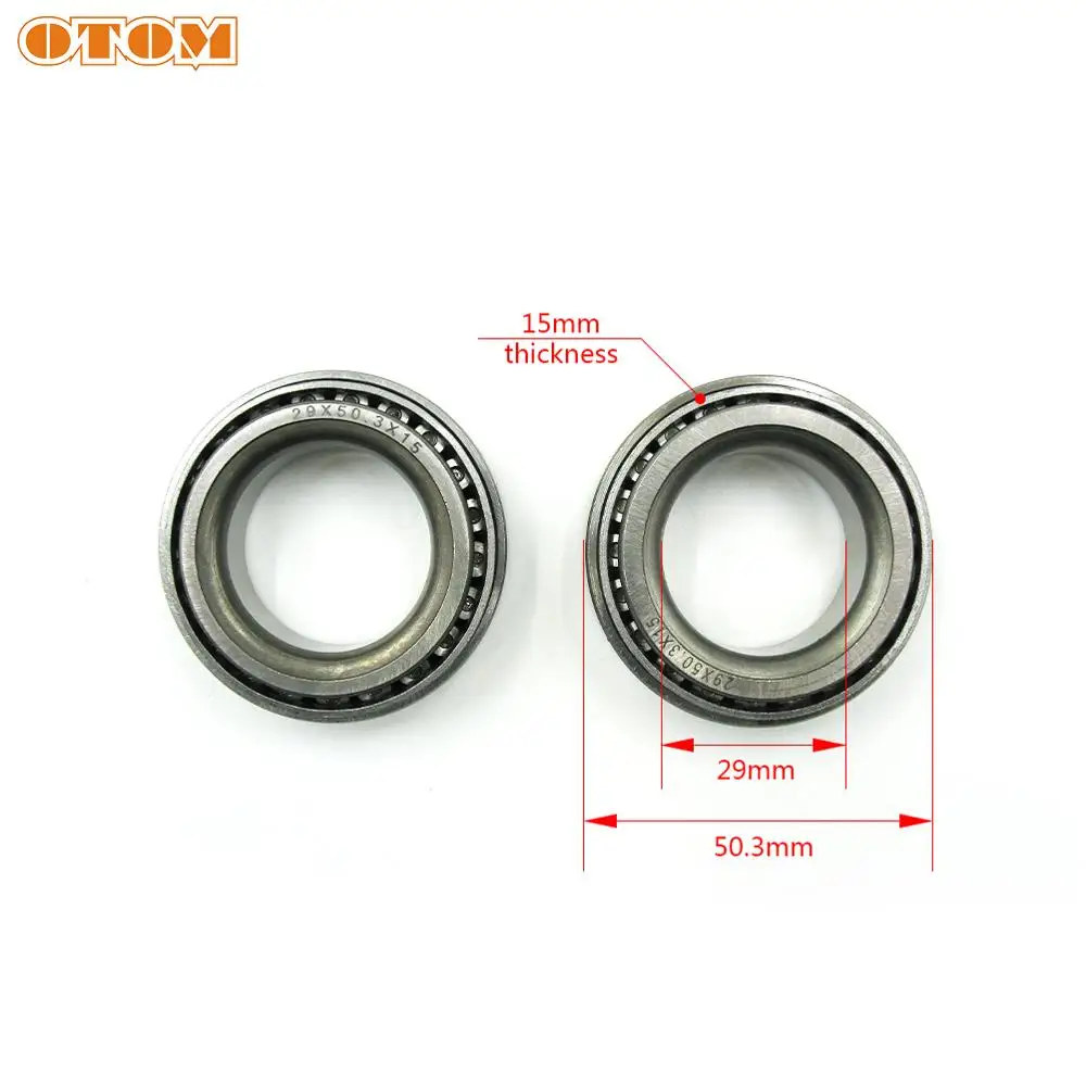 OTOM Motorcycle Triple Clamps Steering Stem Bearing Kit For KTM EXC SX SX-F XC-W XCF-W EXC-F 125 300 350 450 525 530 1 Pair