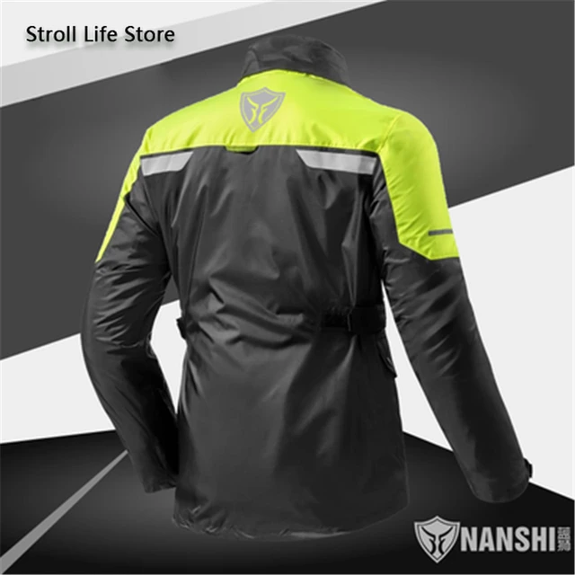 Double Layer Waterproof Rain Coat Pants Set Breathable Reflective Motorcycle Raincoat Riding Men And Women Split Thick Gift Raincoats AliExpress