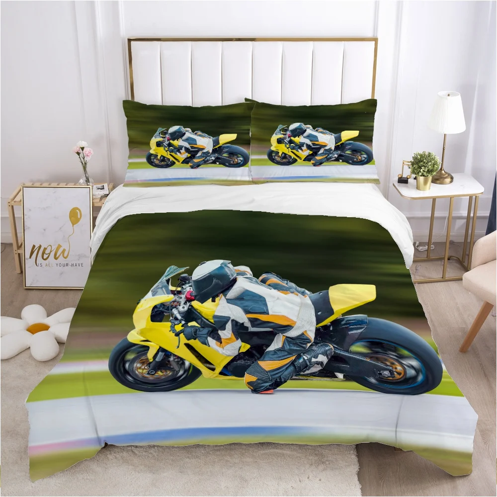 Bedding set Queen King Full Double Duvet cover set pillow case Bed linens Quilt cover 240x220 240*260 Car green