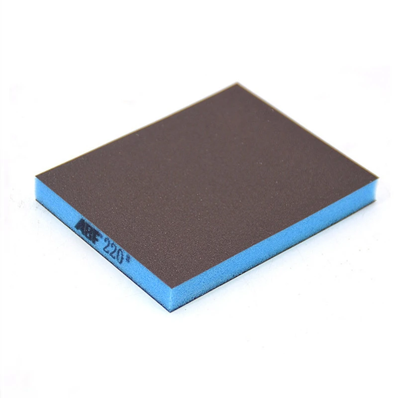 5 개 그릿 220 ~ 1500 스폰지 사포 양면 연마 도구 100x120x15mm, 샌딩 스폰지 블록 연마 스폰지