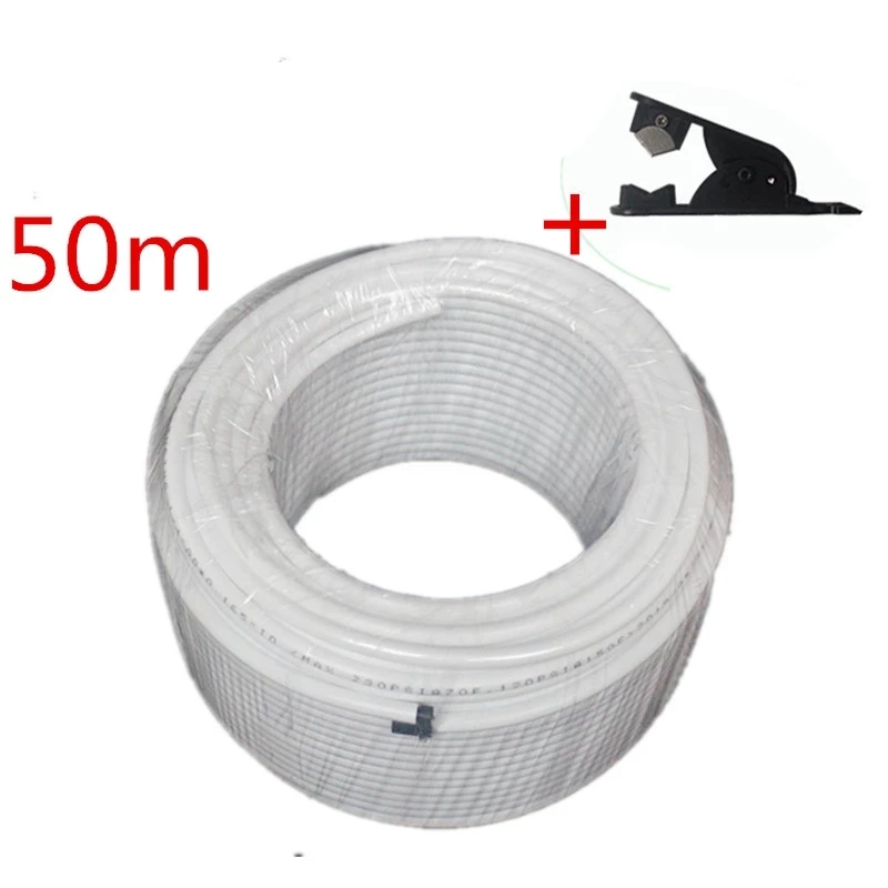 50m water tube 1/4 quick hose Pipe For RO Water Filter System Aquarium PE Reverse Osmosis 1/4 inch