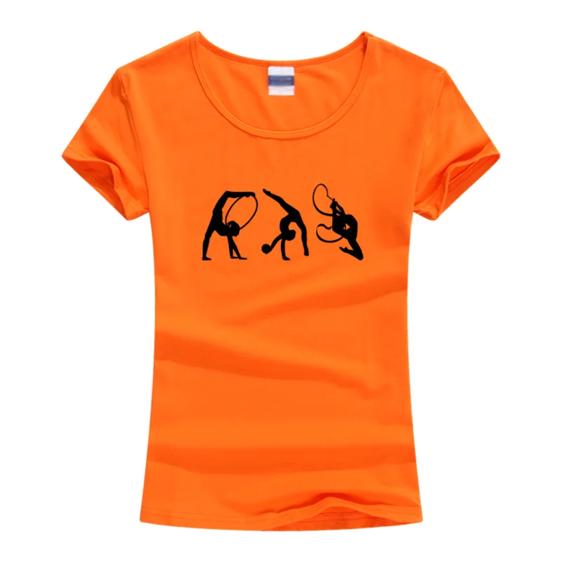 Gymnast T-shirt Vrouw Zomer Korte Mouw Nieuwe Mode Eurhythmics Dames Meisje Grappig Katoen Gift Tops Vrouwelijke Tee