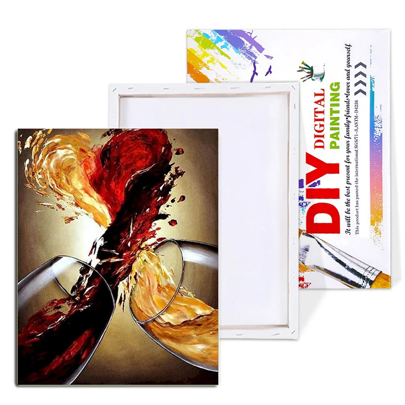 Diy Schilderij Van Nummers Abstract Wijn Fruit Acryl Schilderen Moderne Foto Kleuring Verf Nummers Home Decor Voor Kunst Gift