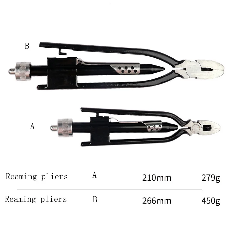 Unidirectional reaming pliers are suitable for screwing and locking wires and other different working scenes