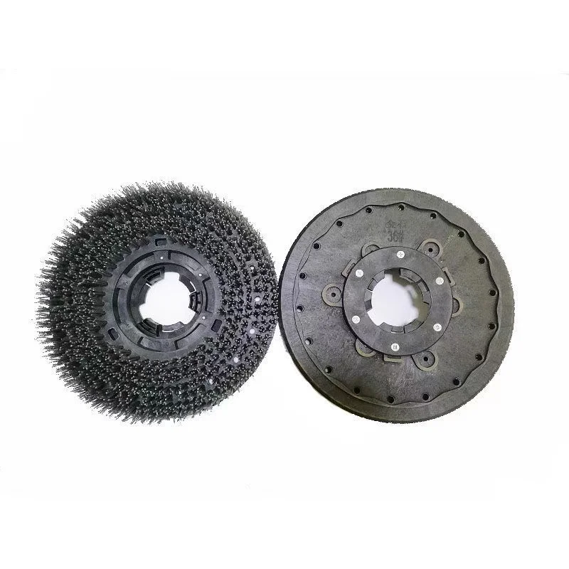17 Inch 425mm Black Round Circular Abrasive Antique Brush For Grinding And Polishing Stone Marble Granite Quartz Concrete Floor
