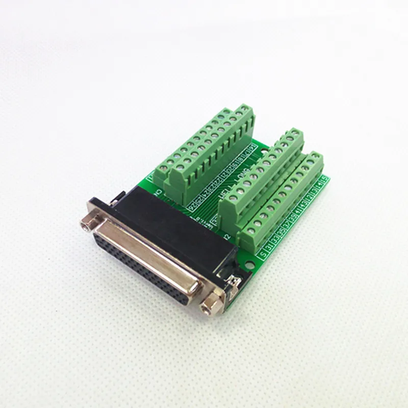 DB44HD Female Breakout Board, D'SUB Header Breakout Board, Terminal Block DSUB Module.