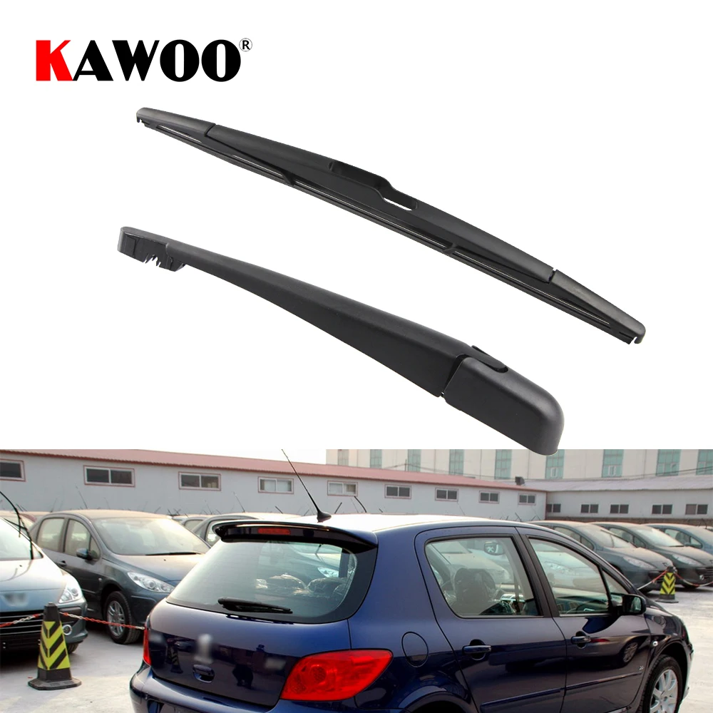 KAWOO Car Rear Wiper Blade Blades Back Window Wipers Arm For Peugeot 307 Hatchback (2001 Onwards) 355mm Auto Windscreen Blade