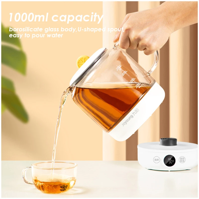 Joyoung D605 Health Pot Electric Kettle Household Multifunction Stew Health Preserving Pot 1L Capacity For Home Office Kitchen