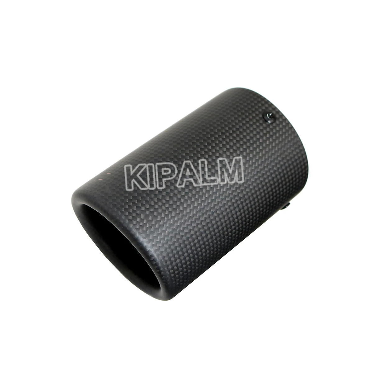 Car Universal adjustable Carbon Fiber Cover Muffler Pipe Tip Carbon Fiber Case Exhaust Tip housing with Circlip 57-63mm ak logo