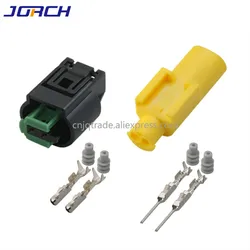 5 Sets Tyco AMP 2 Pin male or female Outdoor Temperature Connector Socket Auto Oxygen Sensor Plug For BMW 1-967570-3 1-967644-1