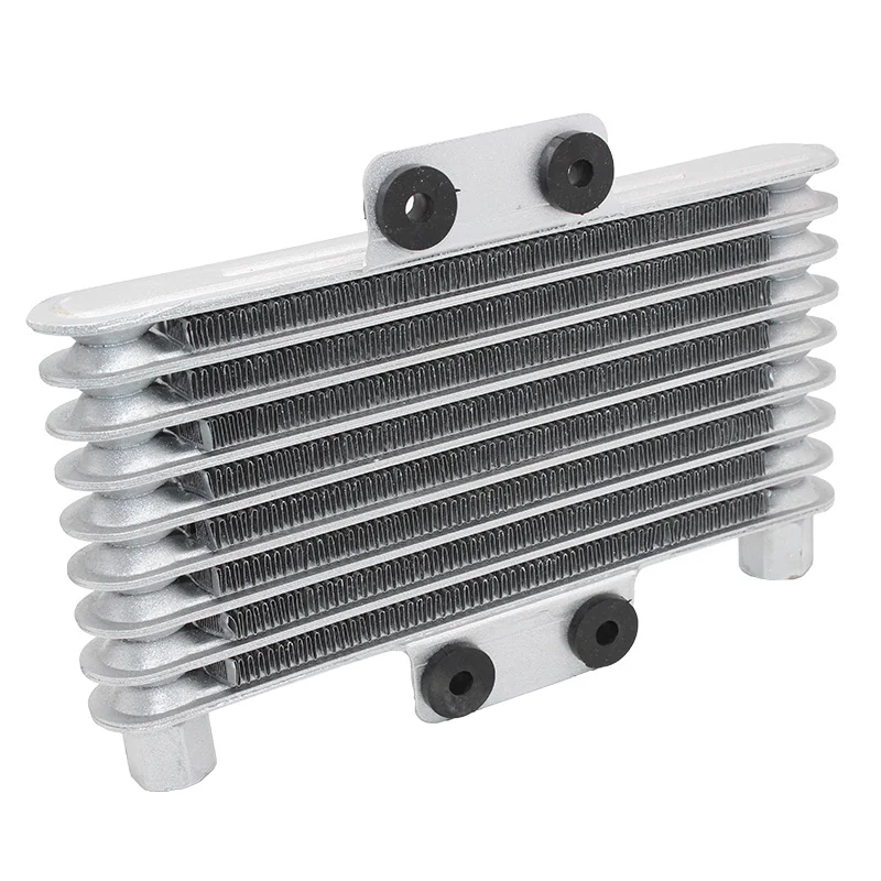 Moto Oil Cooler Motorcycle Radiator Fit Cooling Engine Aluminum 125ml 125CC-250CC Adapter Motocross Oil Cooler Dirt Bike ATV