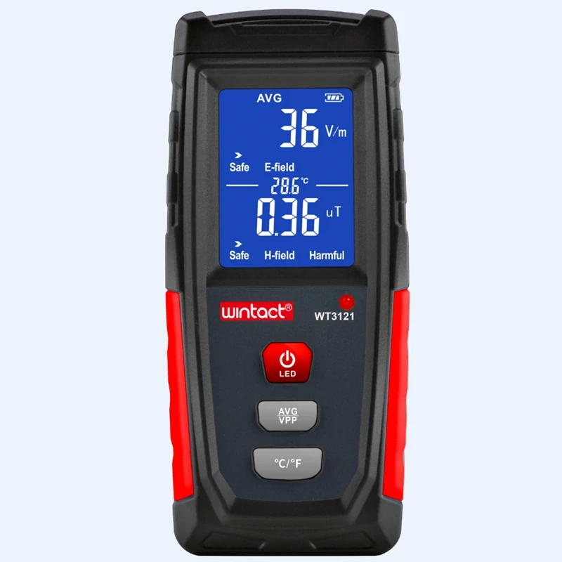 Radiation Dosimeter With Two Uses Electric Field and Magnetic Field Radiation Tester Electromagnetic Geiger Counters EMF Meter