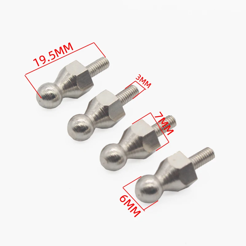 4PCS HSP 08021/08072 Shock Ball Mount 4Pcs For RC 1/10 Model Car Spare Parts HSP 94111 94188 94108