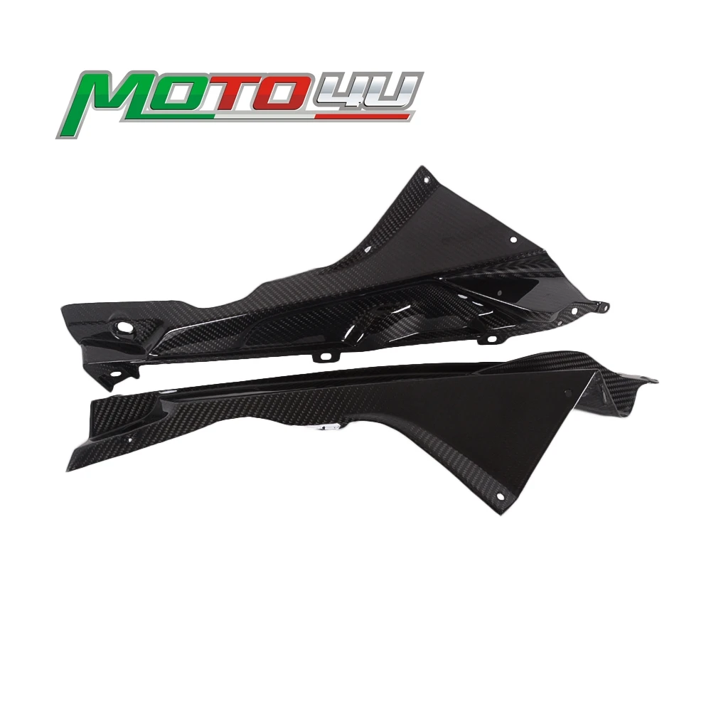 For BMW S1000RR HP4 2009 - 2014 Carbon Fiber Side Panels Lower Side Protection Cap Cover Fairing parts