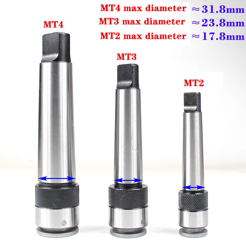 MT2 MT3 MT4 rubinetto multifunzione maschiatura cono conico Morse mandrini maschiatura a cambio rapido per macchina cnc