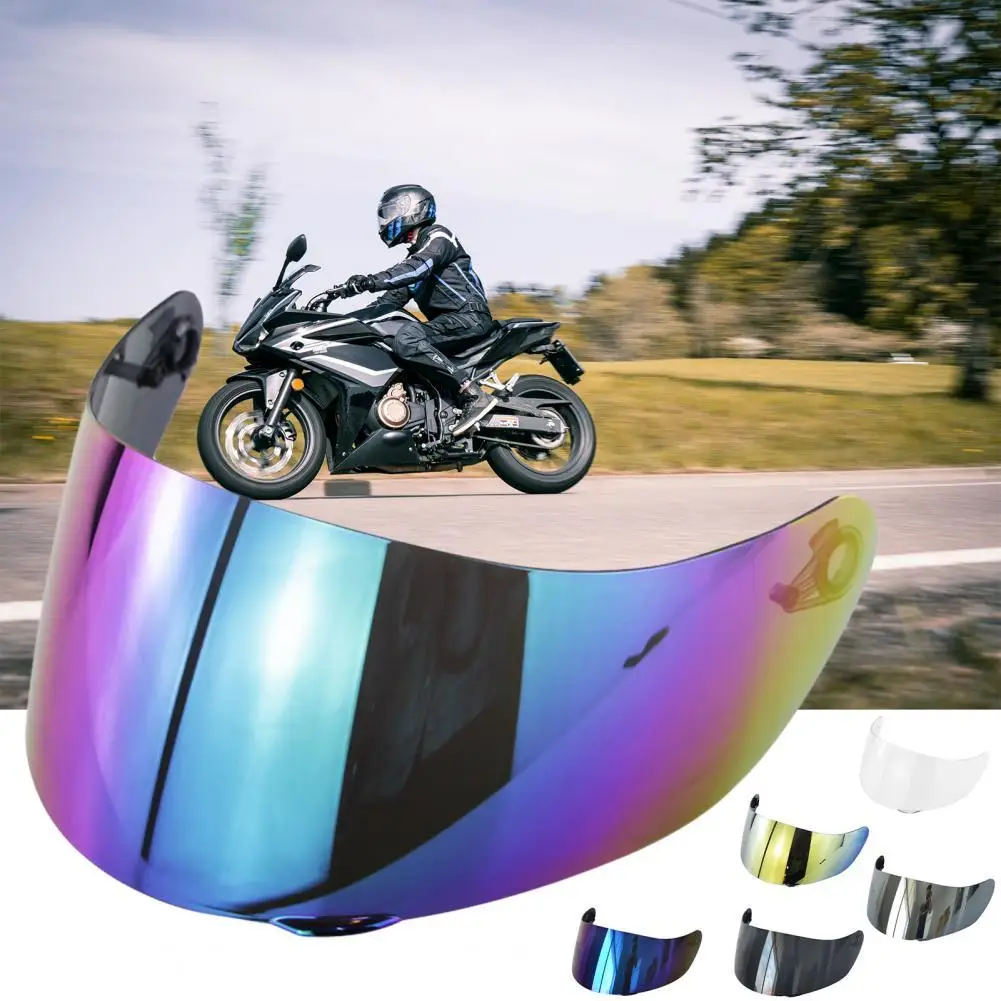 Unique Helmet Visor Waterproof PC  Motorcycle Helmet Lens Sun Protection Motorcycle Helmet Lens     Motorbike Helmet Visor