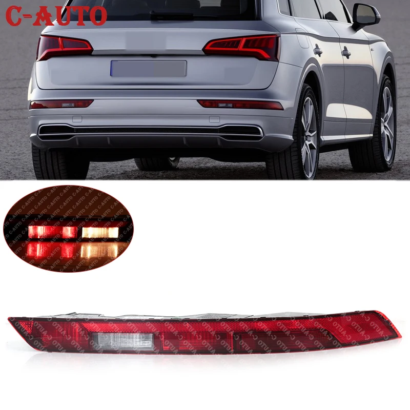 

Car Rear Taillight Bumper Tail Light Rear Bumper Lamp For Audi Q5 2018-2020 80A945069 80A945070 With Bulbs car Accessories