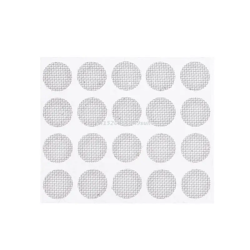 20Pcs Dust Netwerk Shell Zelfklevende Koptelefoon Hoofdtelefoon Case Staal Mesh Anti-stof Stofdicht