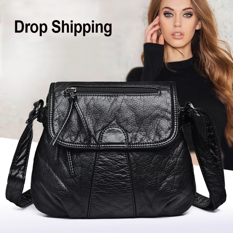 Dropshipping Women Shoulder Bag Soft Leather Handbags Designer Crossbody Bags for Women Messenger Bags Bolsa Feminina