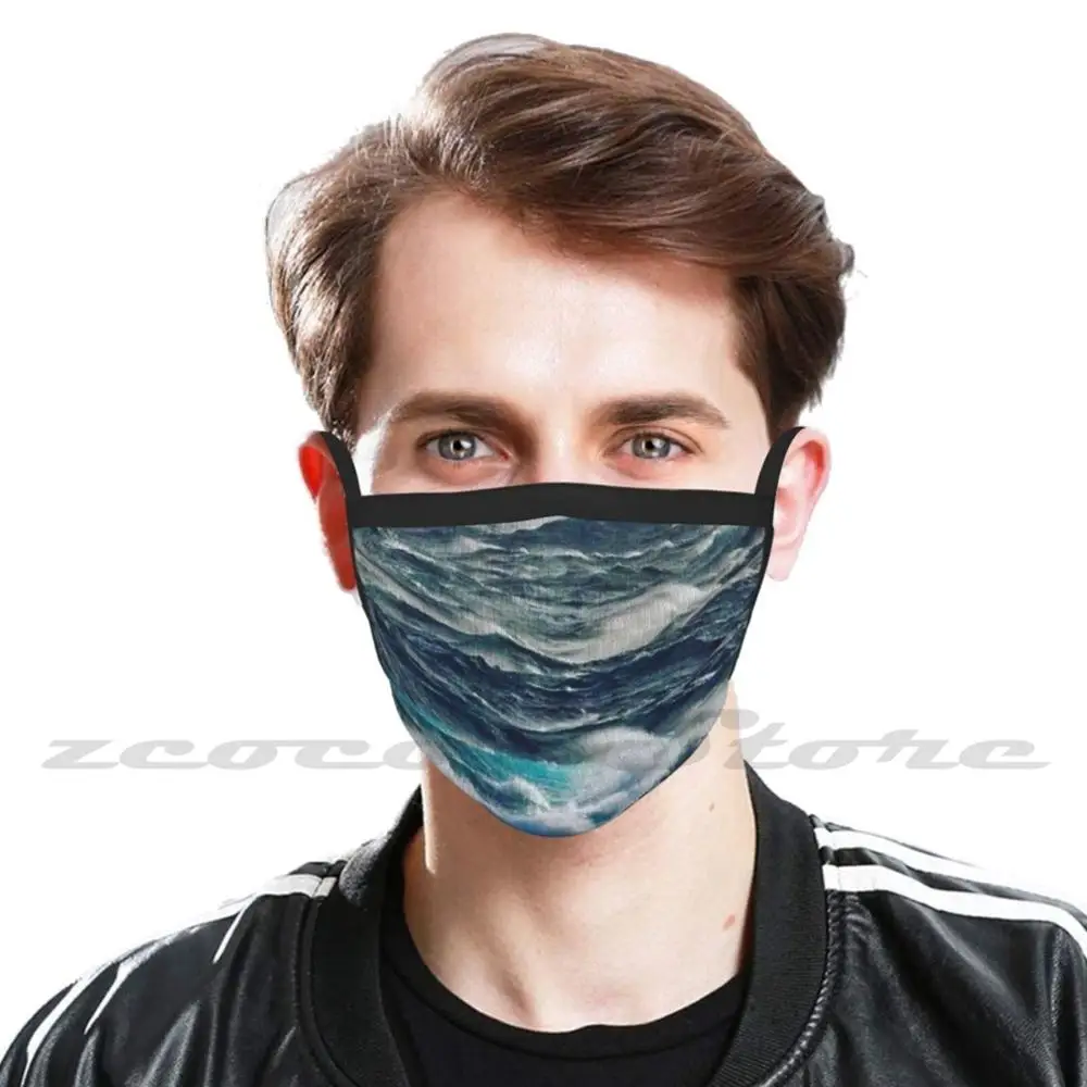 Custom Pattern Washable Filter Pm2.5 Adult Kids Mask