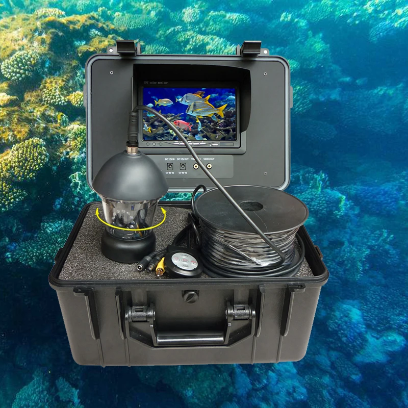 

DVR Recording Fish Finder Video 360 Degreen Rotation Camera 600TVL Underwater/Ice Fishing Camera System